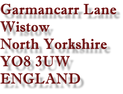 Garmancarr Lane Wistow North Yorkshire YO8 3UW ENGLAND